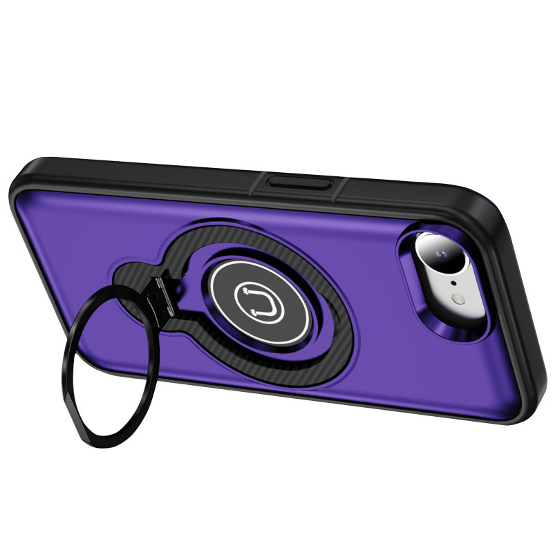 Фото TPU+Textured PC Magnet на Apple iPhone 16e / 17e (6.1") (Purple) на vchehle.ua