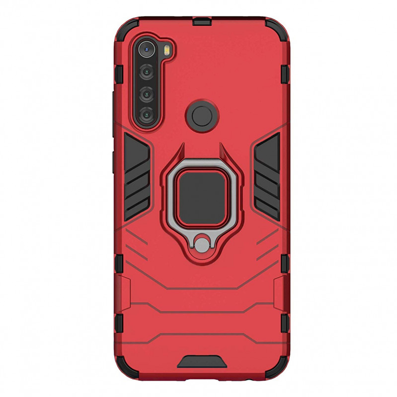 Ударостійкий чохол Transformer Ring for Magnet на Xiaomi Redmi Note 8T (Червоний / Dante Red)