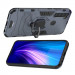 Ударопрочный чехол Transformer Ring for Magnet для Xiaomi Redmi Note 8T (Серый / Metal slate) в магазине vchehle.ua
