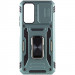 Ударопрочный чехол Camshield Army Ring для Xiaomi Redmi A7 Pro 4G / Poco C81 / C81 Pro (Зеленый / Light Green)