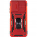 Фото Ударопрочный чехол Camshield Army Ring для Xiaomi Redmi A7 Pro 4G / Poco C81 / C81 Pro (Красный / Red) на vchehle.ua