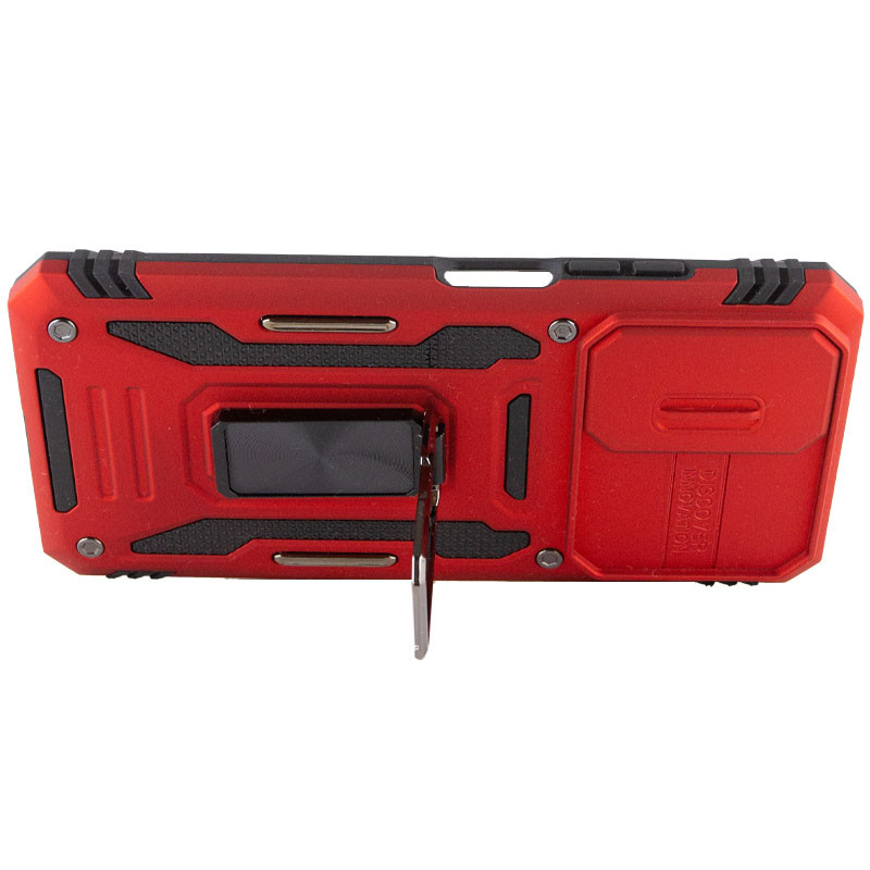 Ударопрочный чехол Camshield Army Ring для Xiaomi Redmi A7 Pro 4G / Poco C81 / C81 Pro (Красный / Red) в магазине vchehle.ua
