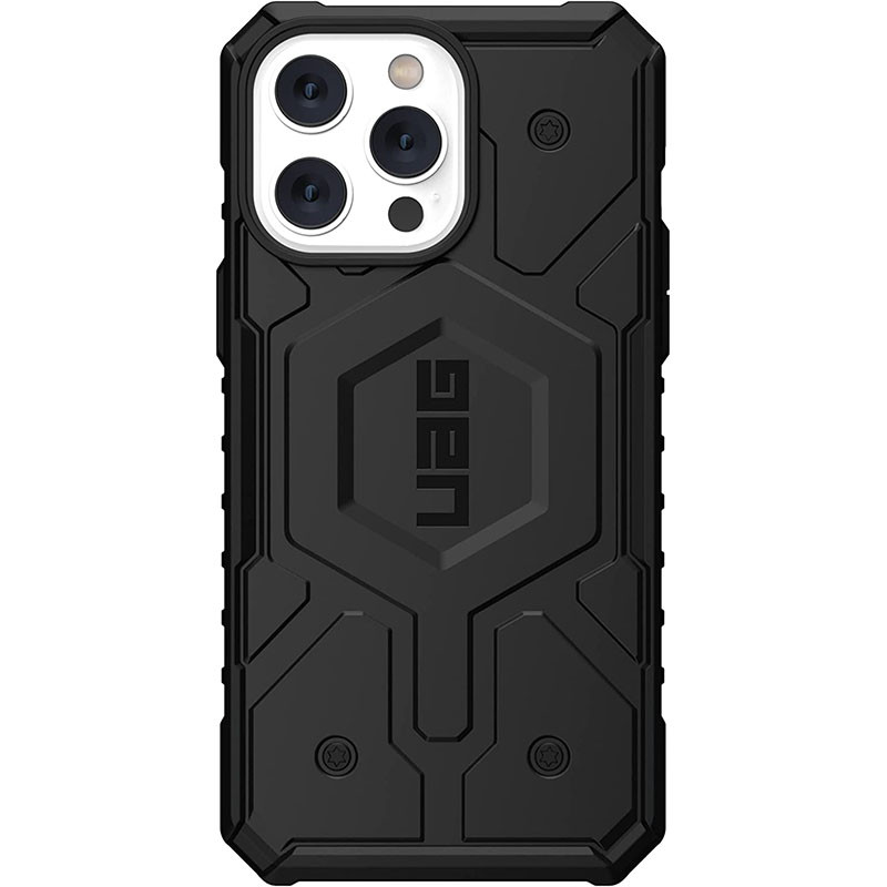 Ударопрочный чехол UAG Pathfinder with Magnetic Fit для Apple iPhone 14 Pro (6.1") (Черный)