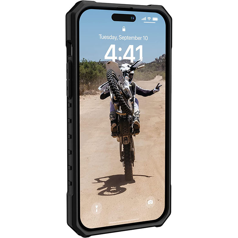 Фото Ударопрочный чехол UAG Pathfinder with Magnetic Fit для Apple iPhone 14 Pro (6.1") (Черный) на vchehle.ua
