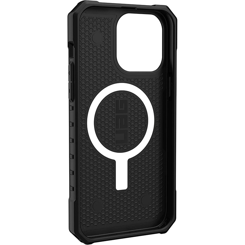 Ударопрочный чехол UAG Pathfinder with Magnetic Fit для Apple iPhone 14 Pro (6.1") (Черный) в магазине vchehle.ua