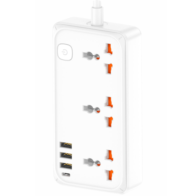 Удлинитель Amaya APS-20 Power 18W (1C/3A/3xSocket) (1.5m)