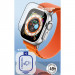 Фото Защитное 2.5D стекло Blueo Corning Gorilla Glass для Apple Watch Ultra 1/2/3/4 49mm (Черный) на vchehle.ua