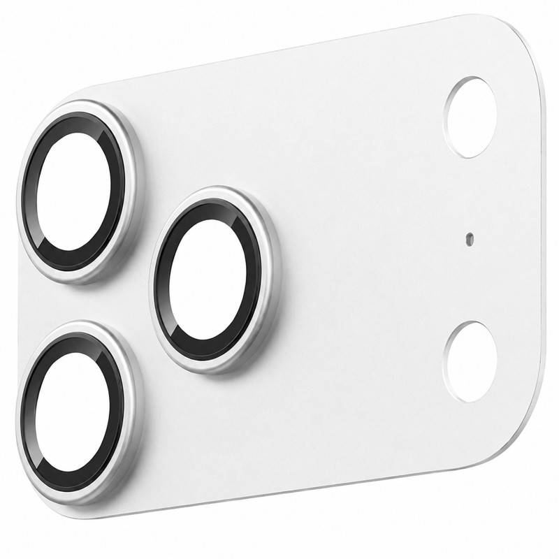 Защитное стекло BlueO Metal Block на камеру для Apple iPhone 18 Pro Max (6.9") (Серебряный / Silver)