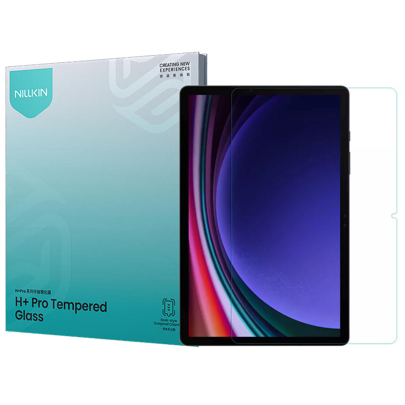 Захисне скло Nillkin (H + PRO) на Samsung Galaxy Tab S9 / S9 FE / S10 FE /S10 Lite (+ аплікатор) (Прозорий)