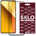 Защитное стекло SKLO 3D для Xiaomi Redmi Note 13 5G/13 Pro 4G/5G / 14s / Poco M6 Pro 4G / F6 Pro (Черный)