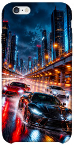 Чехол Night city cars для iPhone 6 (4.7'')