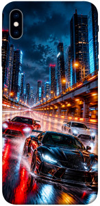 Чехол Night city cars для iPhone XS Max