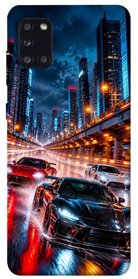 Чохол Night city cars для Galaxy A31 (2020)