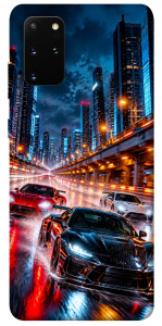 Чехол Night city cars для Galaxy S20 Plus (2020)