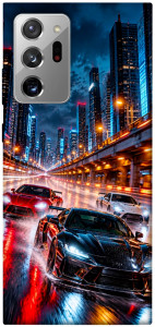 Чехол Night city cars для Galaxy Note 20 Ultra