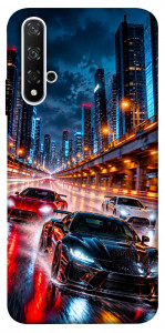 Чехол Night city cars для Huawei Honor 20