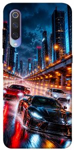 Чехол Night city cars для Xiaomi Mi 9