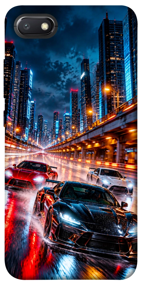 Чехол Night city cars для Xiaomi Redmi 6A