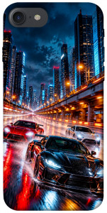 Чехол Night city cars для iPhone 8