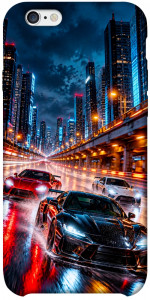 Чехол Night city cars для iPhone 6s plus (5.5'')