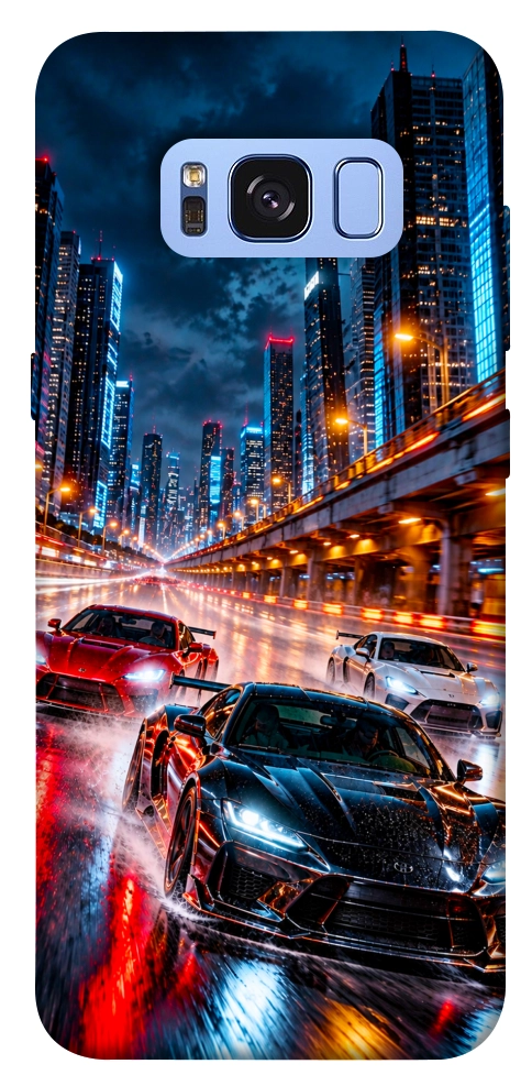 Чохол Night city cars для Galaxy S8 (G950)