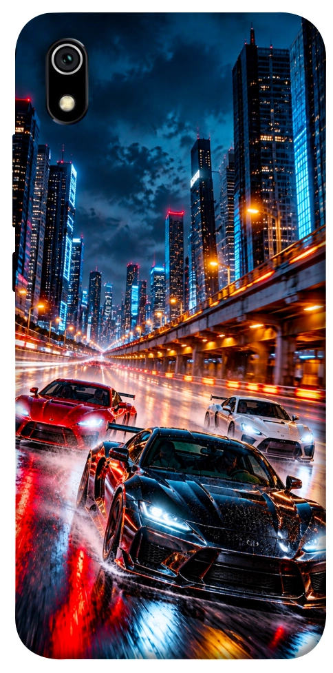 Чехол Night city cars для Xiaomi Redmi 7A