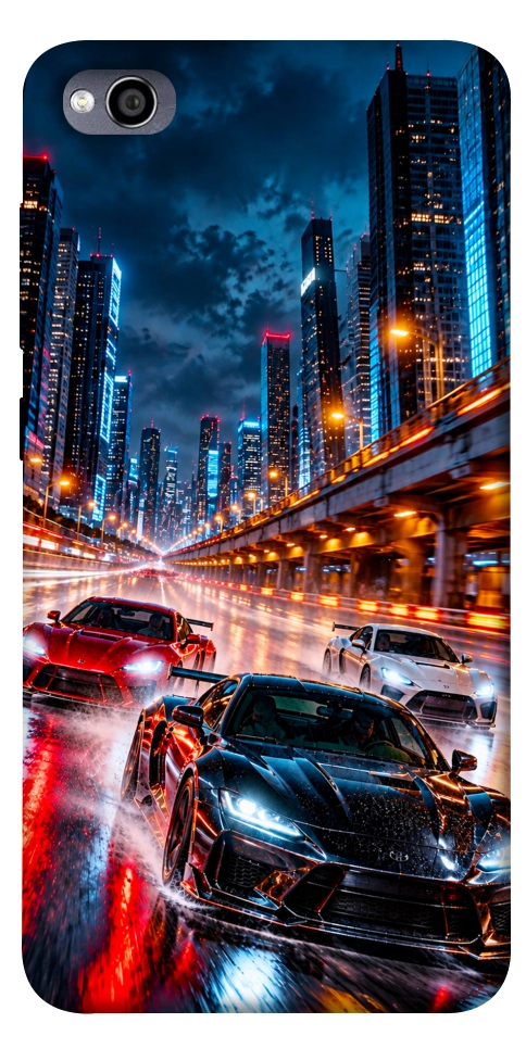 Чехол Night city cars для Xiaomi Redmi 4A