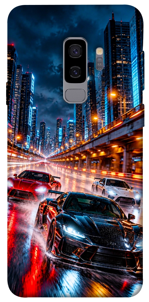 Чехол Night city cars для Galaxy S9+