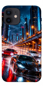 Чохол Night city cars для iPhone 12 mini