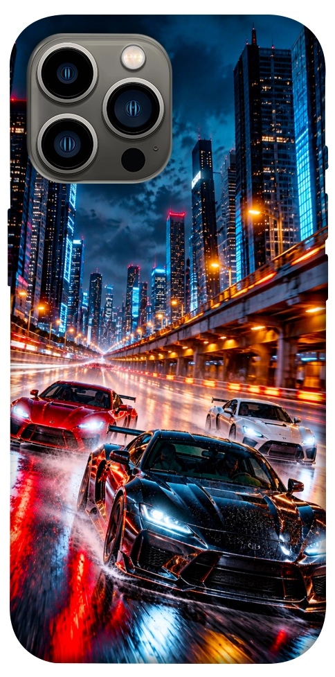 Чохол Night city cars для iPhone 12 Pro Max