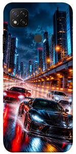 Чехол Night city cars для Xiaomi Redmi 9C
