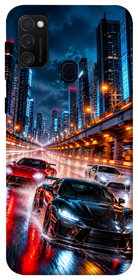Чохол Night city cars для Galaxy M30s