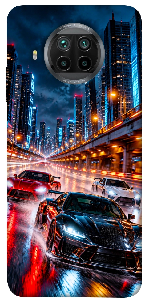 Чехол Night city cars для Xiaomi Mi 10T Lite