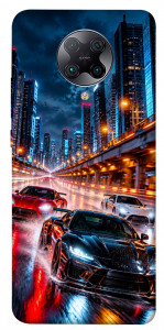 Чохол Night city cars для Xiaomi Poco F2 Pro