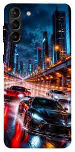 Чехол Night city cars для Galaxy S21+