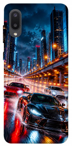 Чехол Night city cars для Galaxy A02