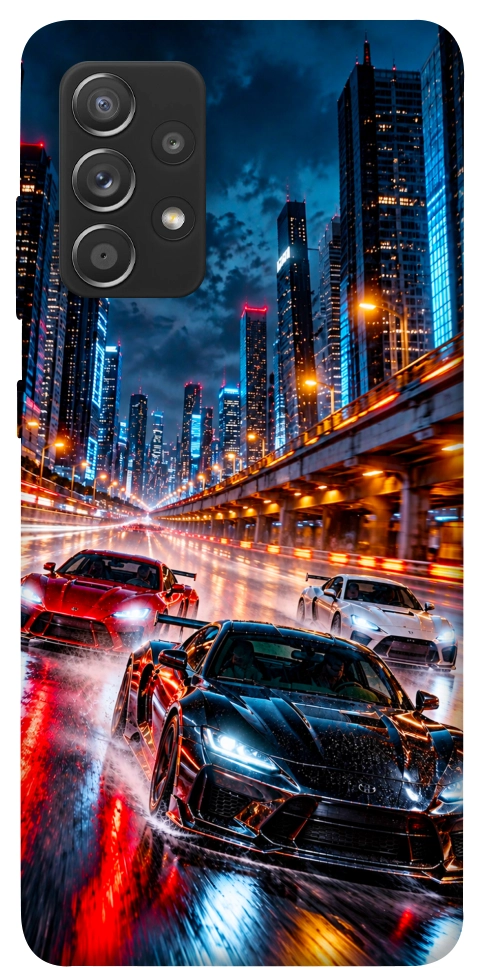 Чохол Night city cars для Galaxy A72 5G