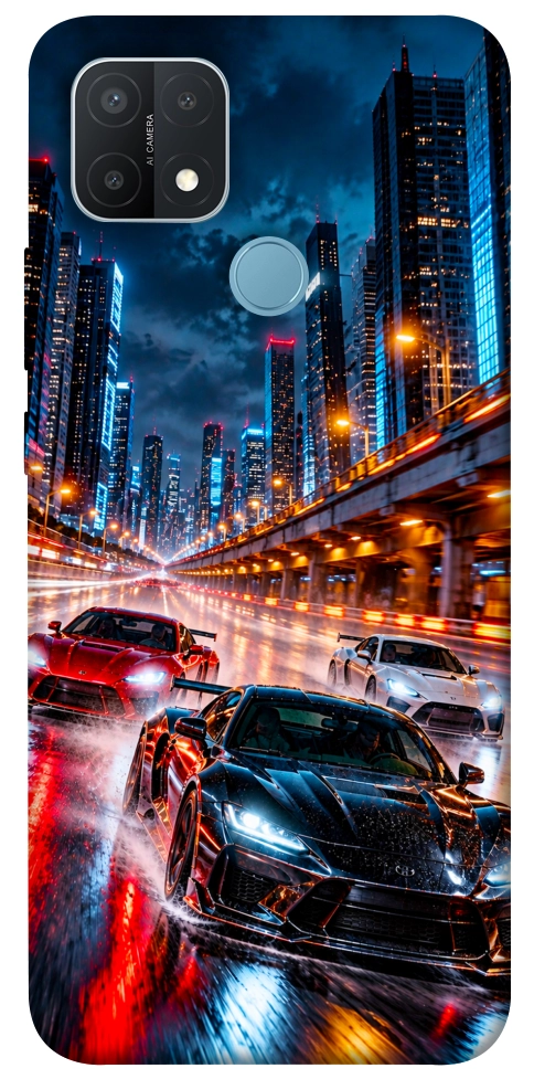 Чехол Night city cars для Oppo A15