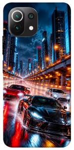 Чохол Night city cars для Xiaomi Mi 11 Lite