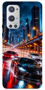Чохол Night city cars для Oneplus 9 pro