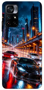 Чехол Night city cars для Xiaomi Poco M4 Pro 5G