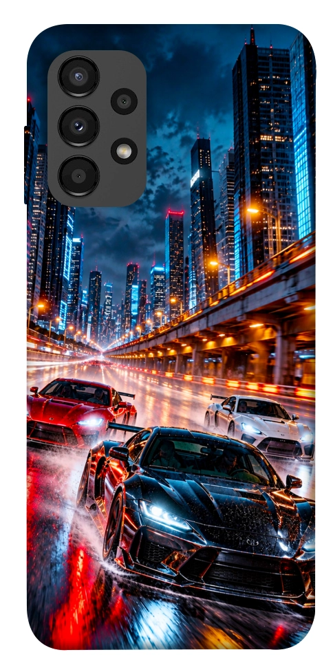 Чохол Night city cars для Galaxy A13 4G