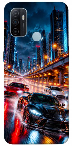 Чехол Night city cars для Oppo A32