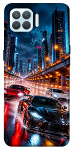 Чехол Night city cars для Oppo F17 Pro