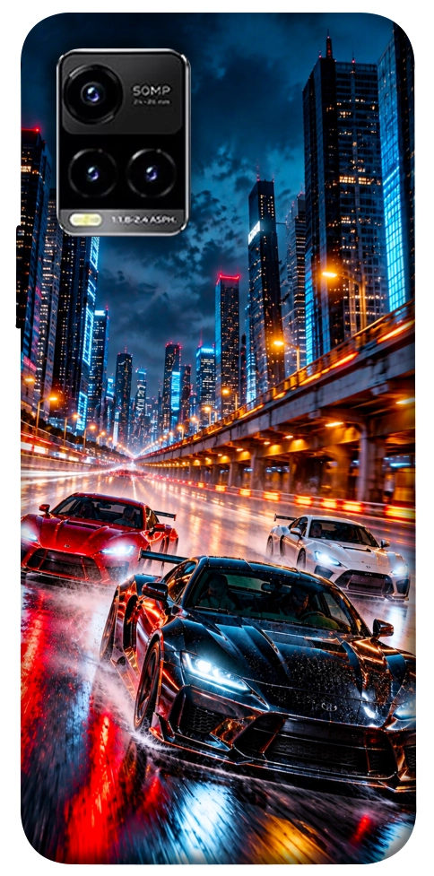 Чехол Night city cars для Vivo Y33s