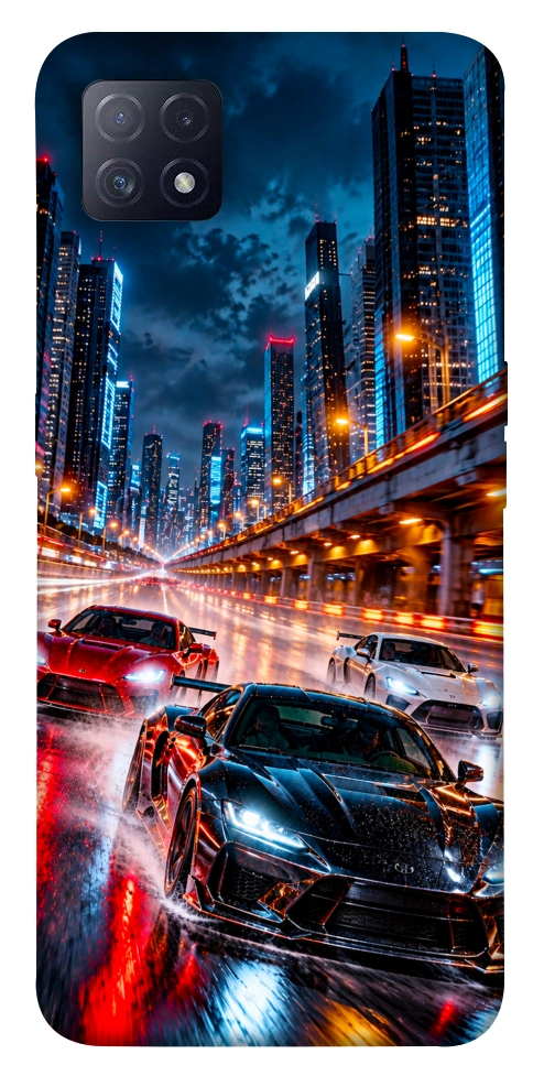 Чохол Night city cars для Oppo A73 5G