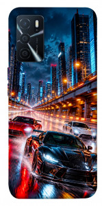 Чехол Night city cars для Oppo A16s