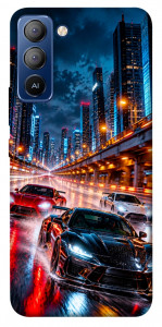 Чехол Night city cars для TECNO Pop 5 Pro