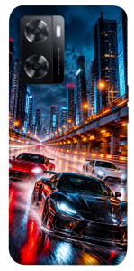 Чехол Night city cars для Oppo A57s