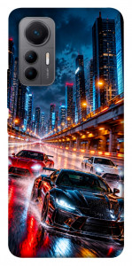 Чохол Night city cars для Xiaomi 12 Lite
